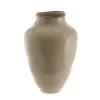 Reactive Tan Urn Vase Small