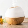 Rechargeable White & Wood Grain Ultrasonic Diffuser