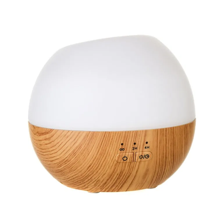 Rechargeable White & Wood Grain Ultrasonic Diffuser