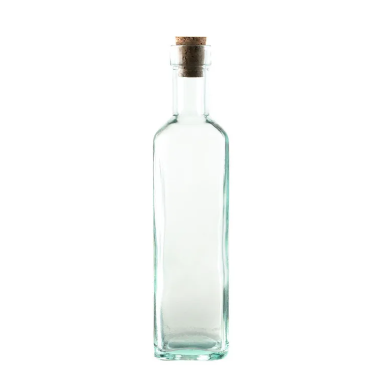 Recycled Glass Oil Bottle Square