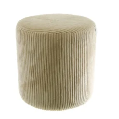 Rocket Ribbed Ottoman Beige Cream