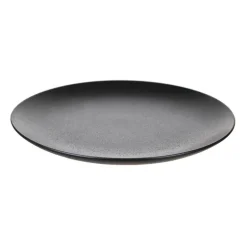 Round Black Side Plate