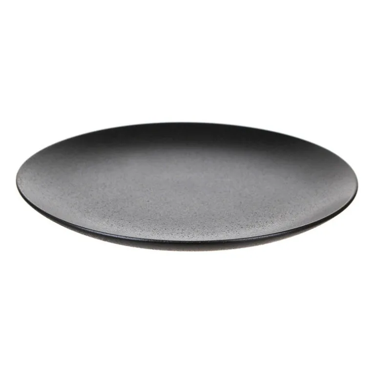 Round Black Side Plate