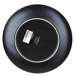 Round Black Side Plate