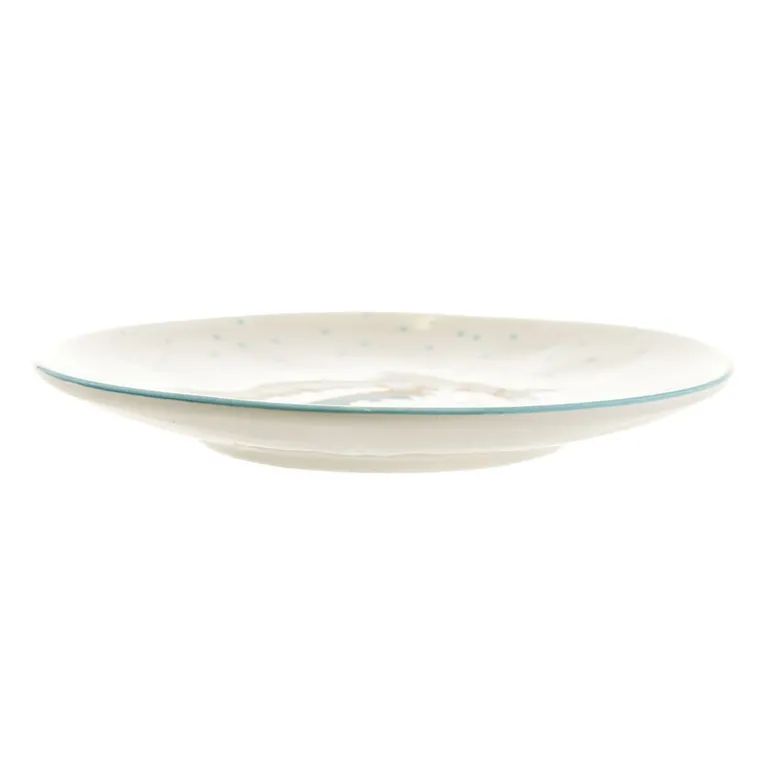 Round Ceramic Plate Evil Eye