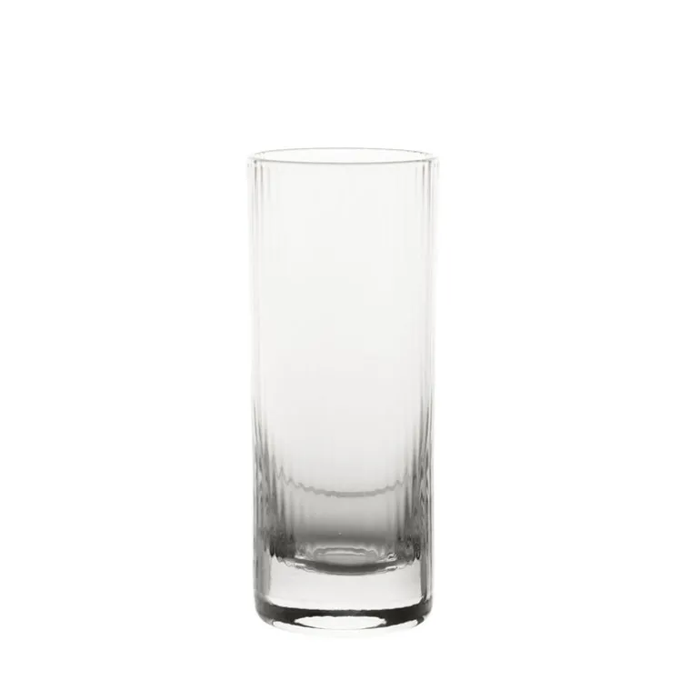 Shot Glass Henry Ribbed Clear