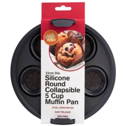 Silicone 5 Cup Muffin Pan
