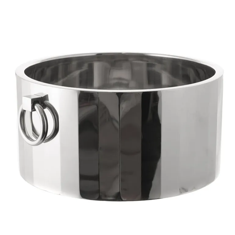 Stainless Steel Party Tub Double Wall Texture Shiny