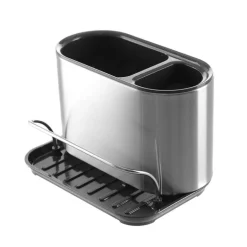 Stainless Steel Utensil Holder with Bracket