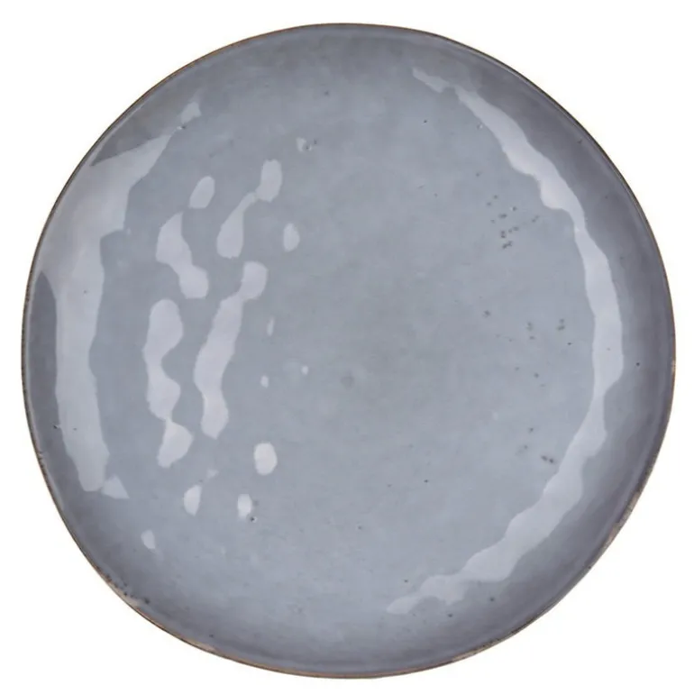 Stoneware Dinner Plate Light Blue