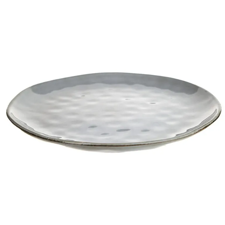 Stoneware Dinner Plate Light Blue