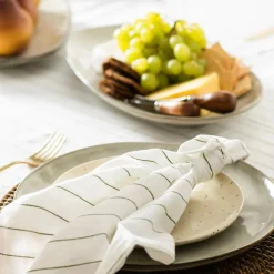 Stoneware Dinner Set Olive Green 12 Piece