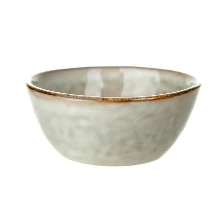 Stoneware Dip Bowl Olive Green