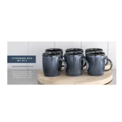 Stoneware Mug Set Mediterranean Blue