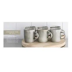 Stoneware Mug Set Olive Green
