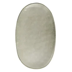 Stoneware Oval Platter Olive Green