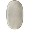Stoneware Oval Platter Olive Green