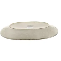 Stoneware Oval Platter Olive Green