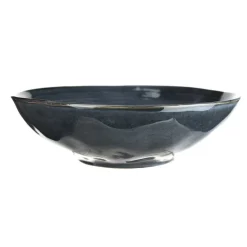 Stoneware Salad Bowl Mediterranean Blue