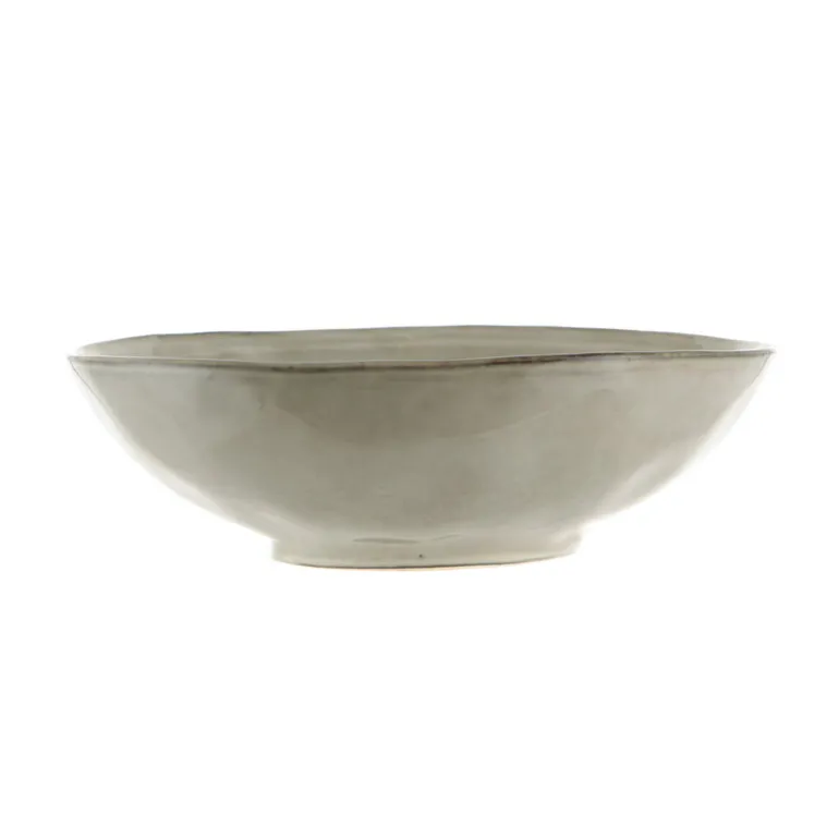Stoneware Salad Bowl Olive Green 30cm