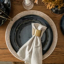 Stoneware Side Plate Mediterranean Blue