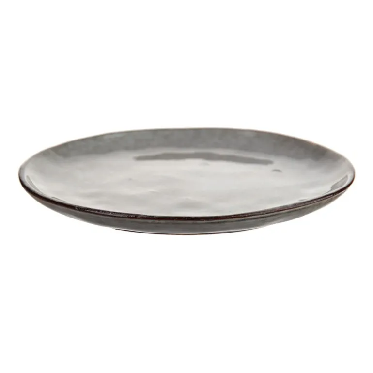 Stoneware Side Plate Olive Green