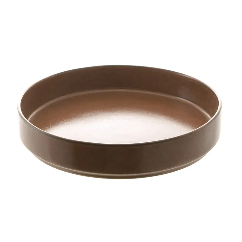 Straight Leather Salad Bowl