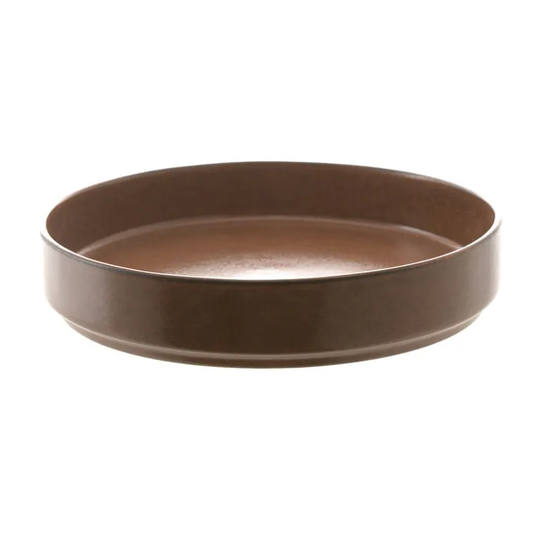Straight Leather Salad Bowl