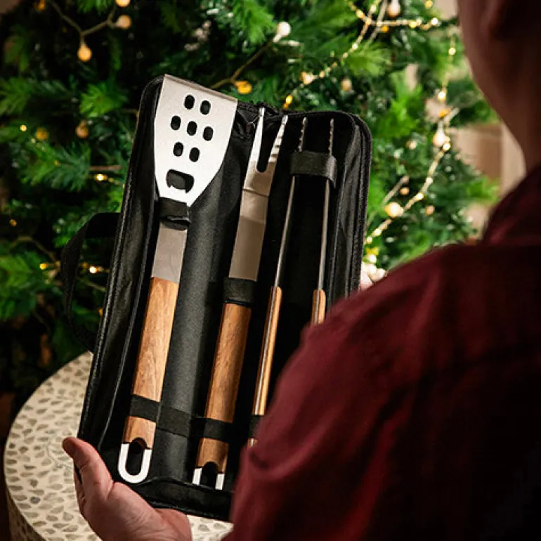 Teakwood BBQ Set