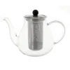 TEAPOT GLASS with S/S Infuser Pear Shape 1L