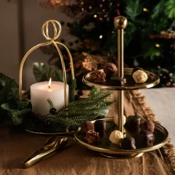 2 Tier Serving Stand Matt Gold