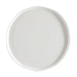 Wave Rim Plate White 22.5cm