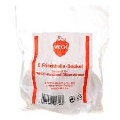 Weck Plastic Lids 8cm Set/5