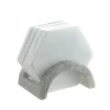 White Marble Hexagonal Coaster Set of 4