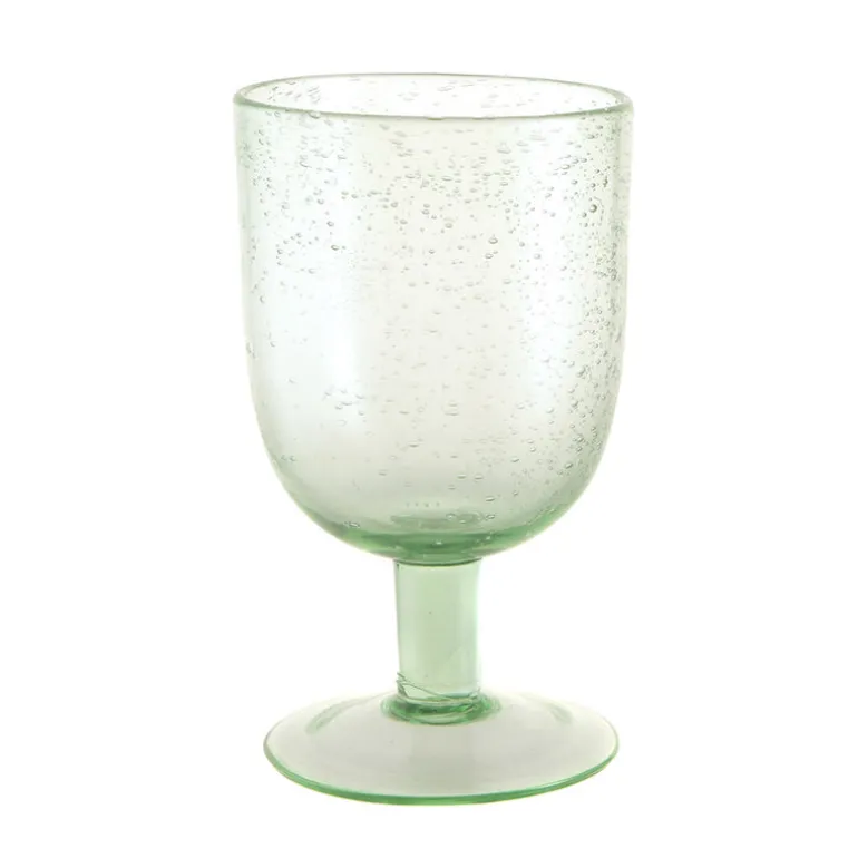 Wine Glass Bubble Green