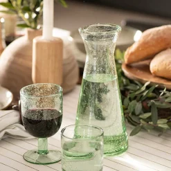 Wine Glass Bubble Green