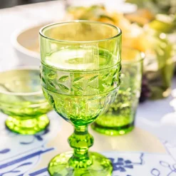 Wine Glass Tuscan Green