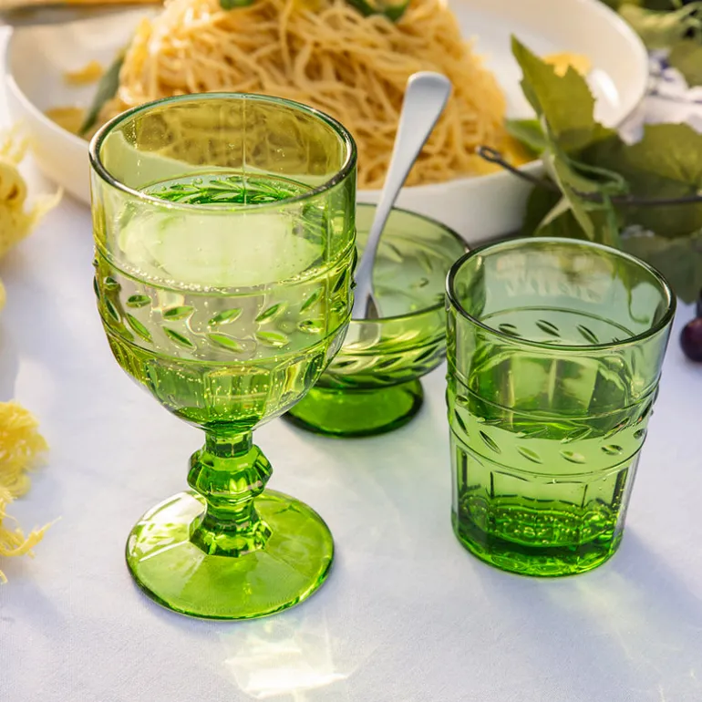 Wine Glass Tuscan Green